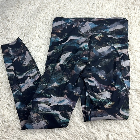Lululemon Fast and Free Tight II 25" *Non-Reflective Nulux Glacier Camo Starligh - Picture 5 of 7